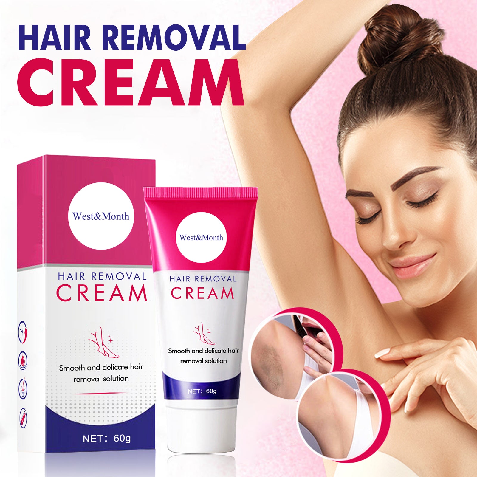 Crema Depilatoria Suave y Eficaz | Limpieza Delicada y Cuidado de la Piel