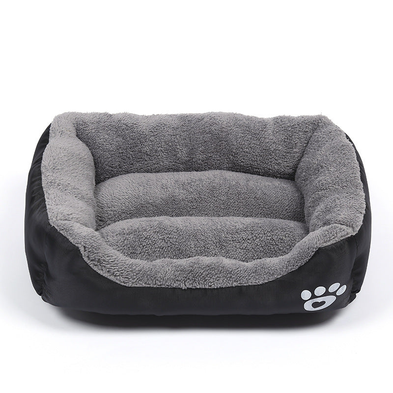 Cama para Mascotas de Forro Polar Suave y Cómoda, Impermeable, para Mascotas Pequeñas, Medianas y Grandes