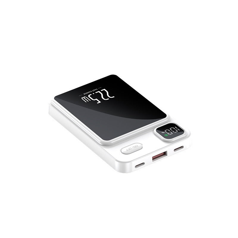 22,5 W kabellose Powerbank mit Schnellladefunktion | Ultradünne und kompakte magnetische Powerbank