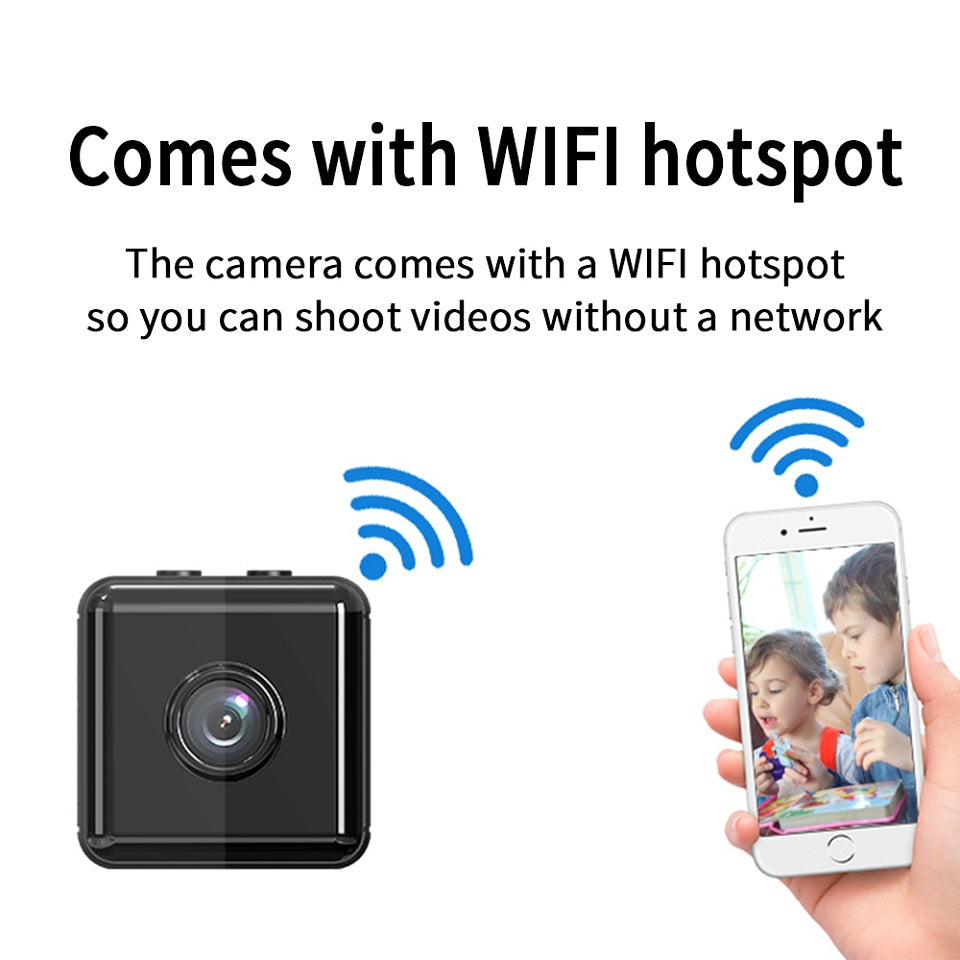 X6 HD Wireless Security Camera – Night Vision, Remote WiFi Monitoring