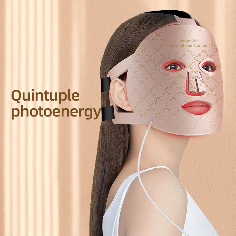 Máscara LED de Silicona con 8 Colores | Terapia de Luz para el Cuidado Facial