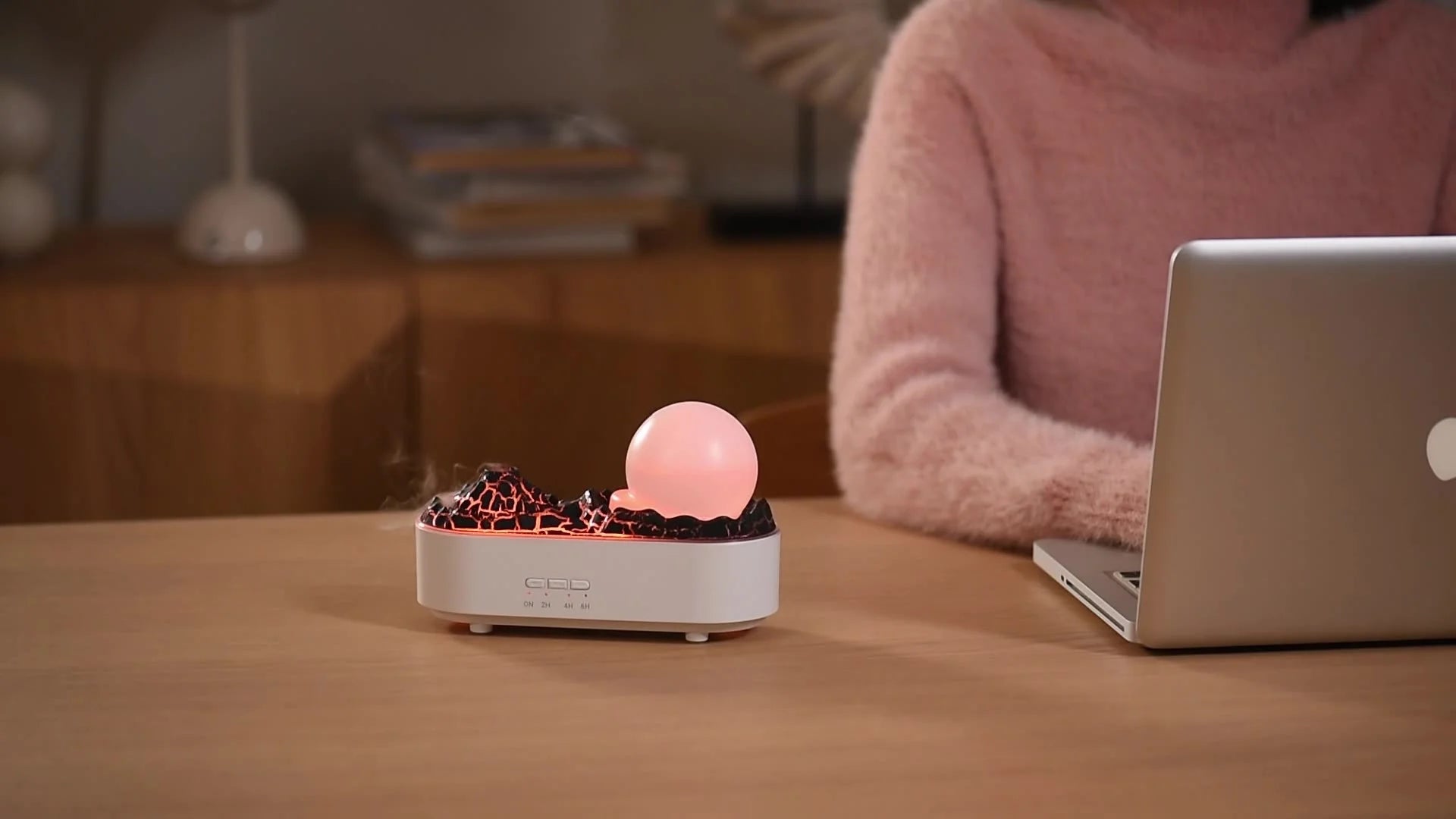 Humidificador Creativo para el Hogar, Nebulización Pesada para Escritorio, Decoración y Aromaterapia
