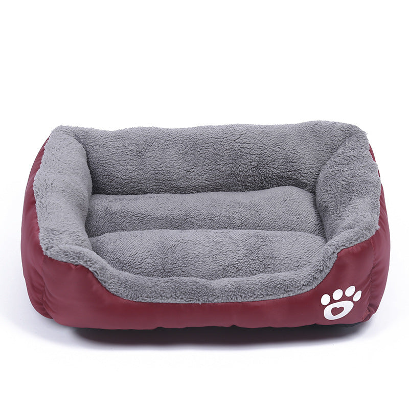 Soft and Comfortable Fleece Pet Bed, Waterproof, for Small, Medium and Large Pets