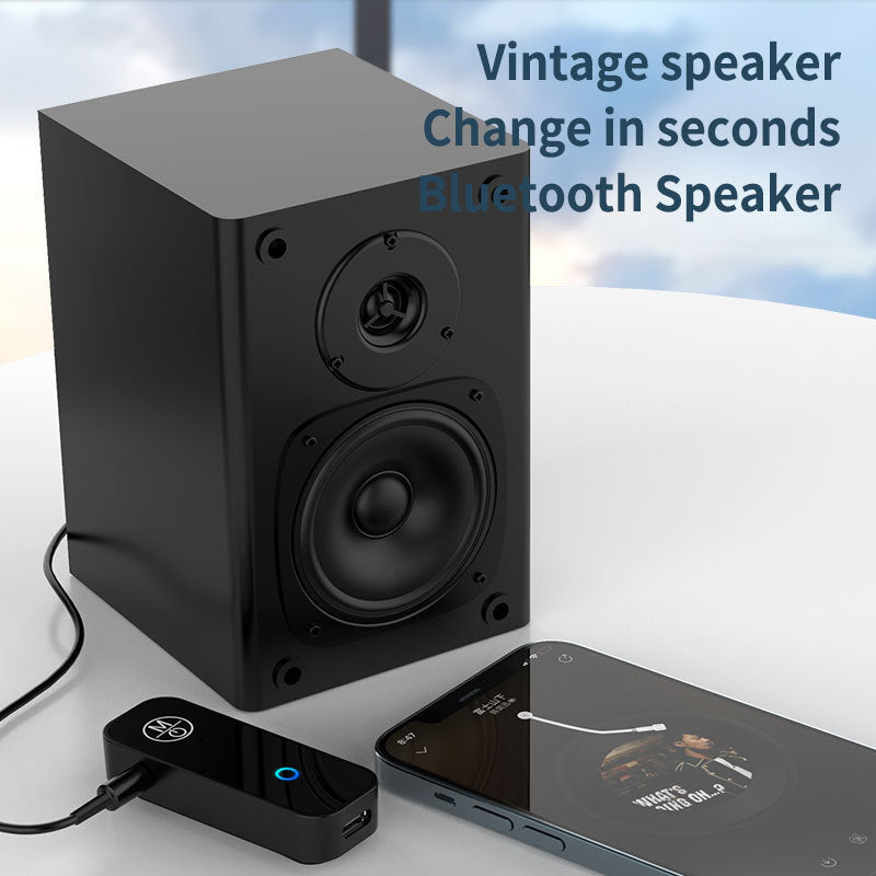 B28 2-in-1 Bluetooth Adapter | Wireless Audio Receiver for Vehicles and 3.5mm Devices