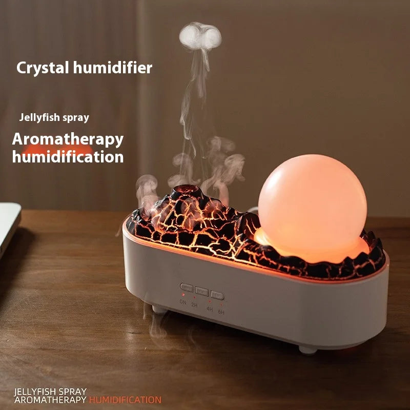 Humidificador Creativo para el Hogar, Nebulización Pesada para Escritorio, Decoración y Aromaterapia
