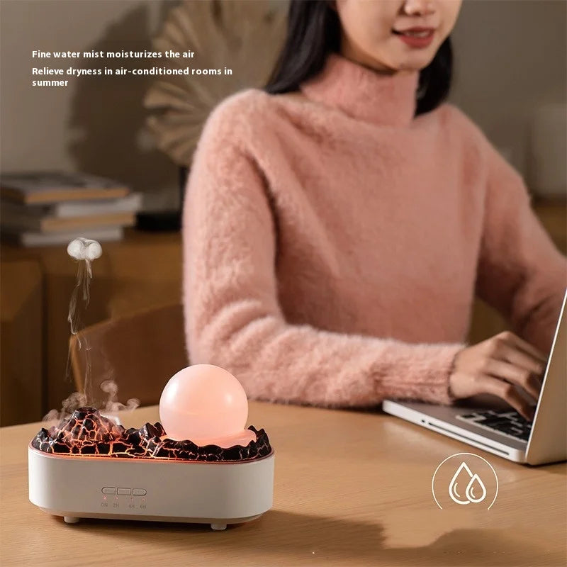 Humidificador Creativo para el Hogar, Nebulización Pesada para Escritorio, Decoración y Aromaterapia