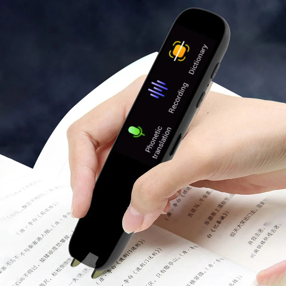 Lector Inteligente AI Traductor de Voz Portátil – Bolígrafo Escáner con WiFi para Traducción en 112 Idiomas, Ideal para Dislexia y Autismo