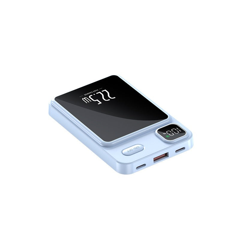 Power Bank Inalámbrico de Carga Rápida 22.5W | Banco de Energía Magnético Ultra Fino y Compacto