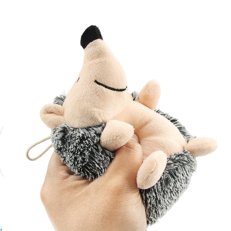 Juguete de Erizo de Felpa Suave para Perros – Juguete Interactivo con Sonido para Morder, Resistente y Divertido para Perros Pequeños y Grandes
