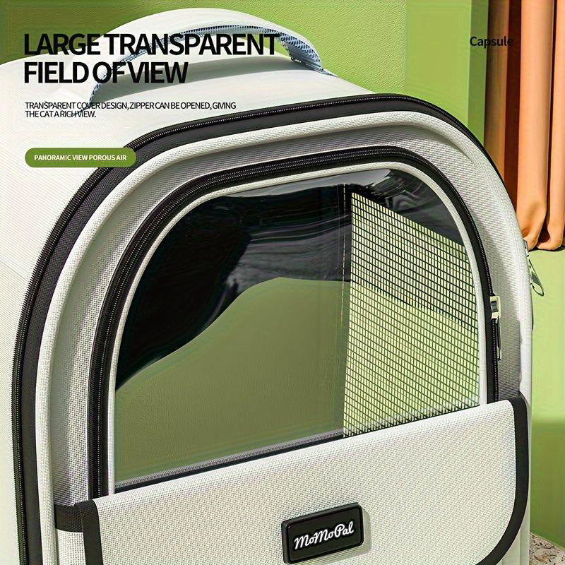 Mochila Portátil para Mascotas – Bolsa con Apertura Lateral para Gatos, Ideal para Salidas al Aire Libre
