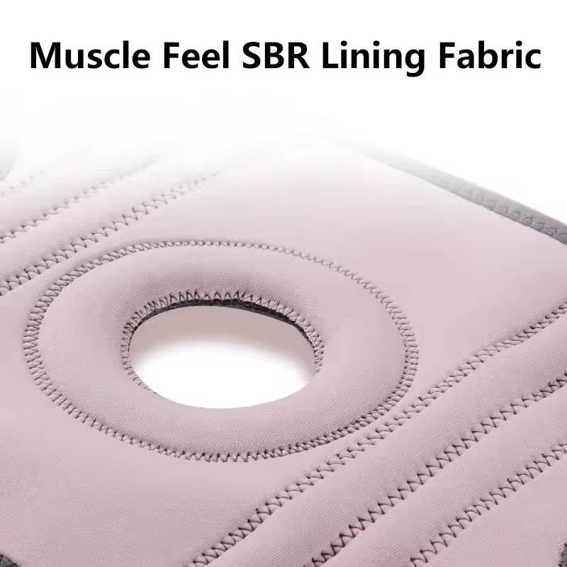 Rodillera Deportiva de Silicona – Estabilizadora de Rótula con Ajuste de Velcro