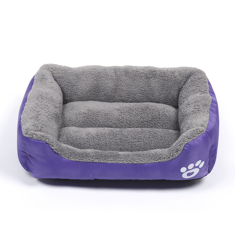 Soft and Comfortable Fleece Pet Bed, Waterproof, for Small, Medium and Large Pets