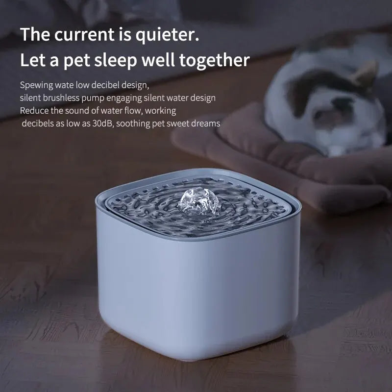Fuente Automática para Mascotas de 3L – Gran Capacidad, Con Filtro Circulante, Dispensador de Agua USB para Perros y Gatos