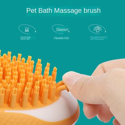 2-in-1-Badebürste für Hunde und Katzen – SPA-Massage und Tiefenreinigung
