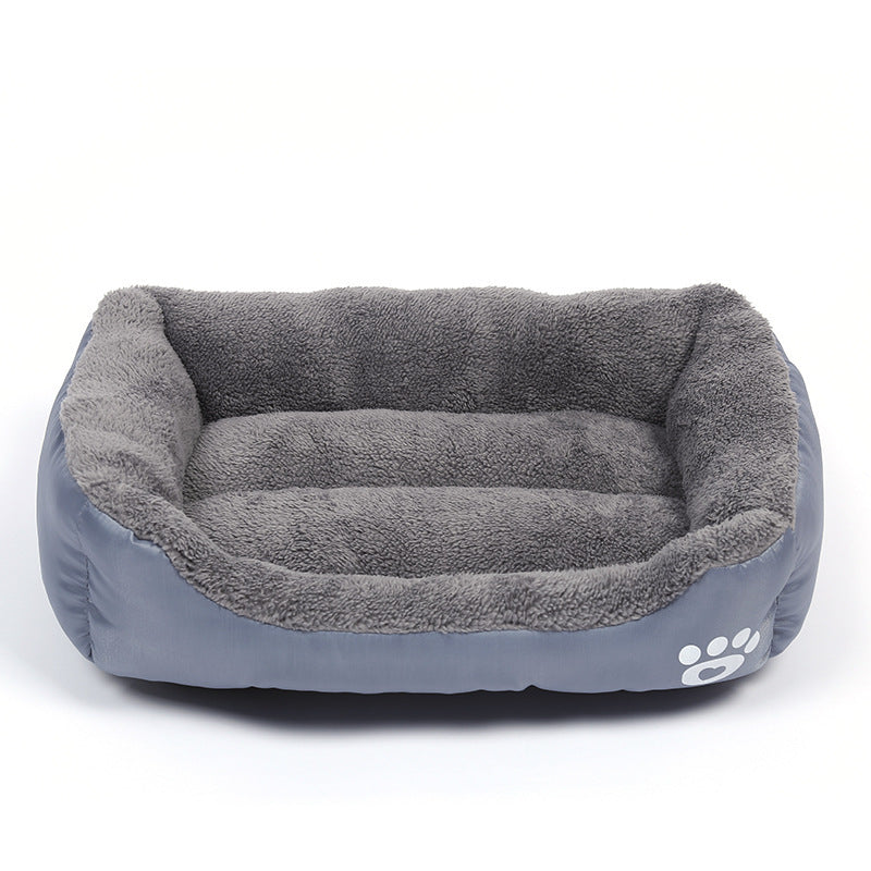 Soft and Comfortable Fleece Pet Bed, Waterproof, for Small, Medium and Large Pets