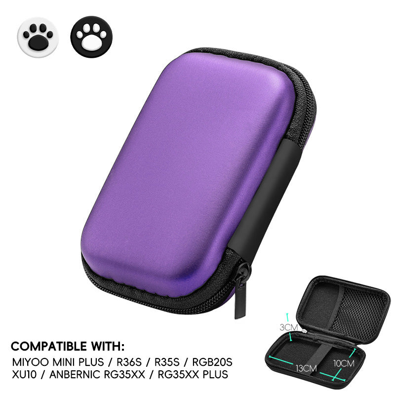 EVA Hard Case for R35S/R36S Consoles | Protective Bag for Handheld Video Game Consoles