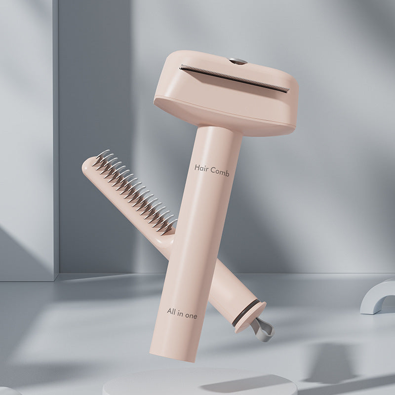 3-in-1 Pet Brush – Detangles, Combs, and Removes Loose Hair