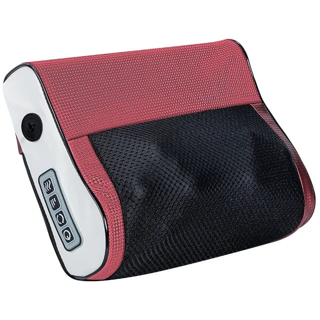 4-in-1 Smart Massage Pillow – Neck, Back, Waist, and Legs | With Heat, Temperature Control, and Memory Foam