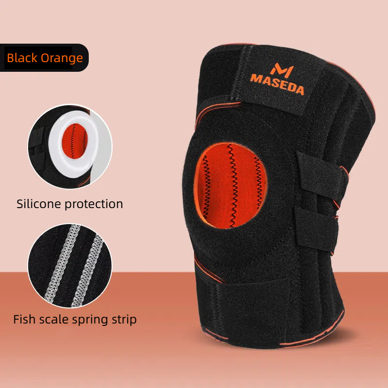 Rodillera Deportiva de Silicona – Estabilizadora de Rótula con Ajuste de Velcro