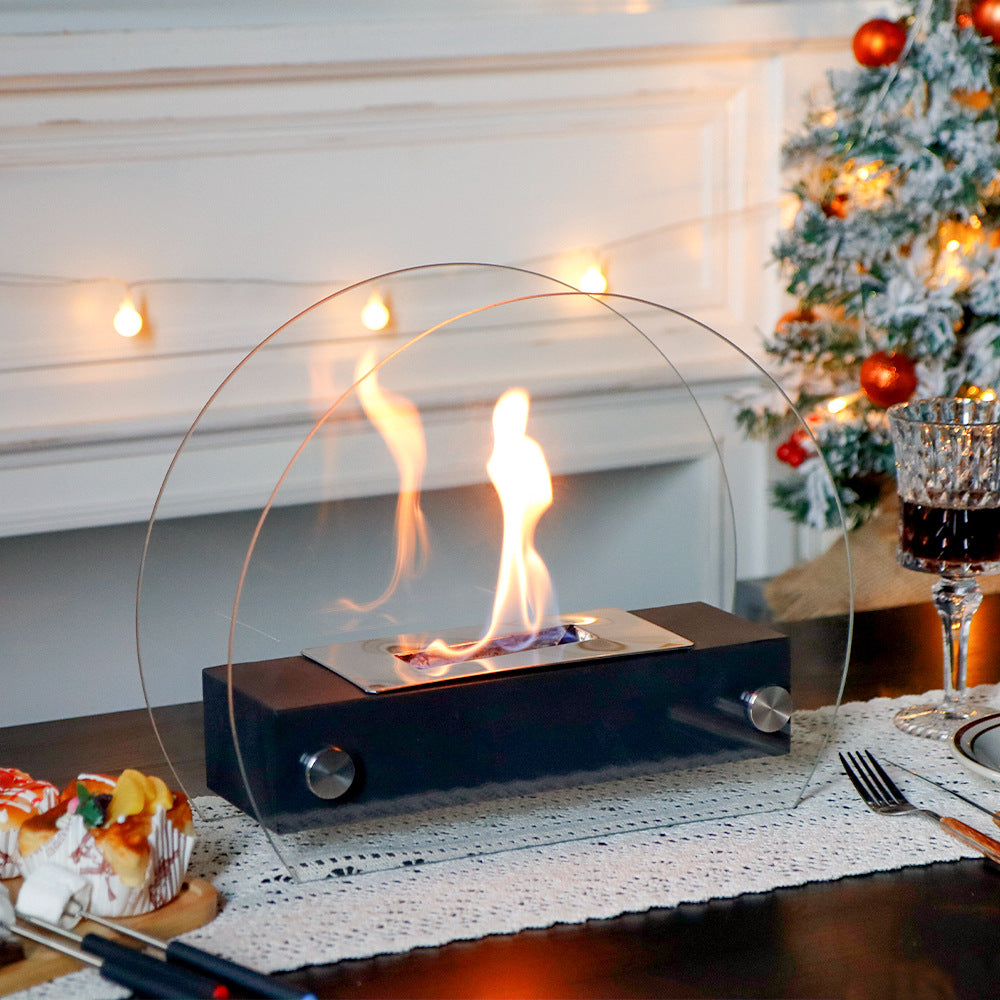 Desktop Alcohol Stove, Portable Decorative Stove, Eco-Friendly Stove for Home Heating