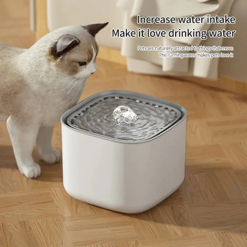 Fuente Automática para Mascotas de 3L – Gran Capacidad, Con Filtro Circulante, Dispensador de Agua USB para Perros y Gatos