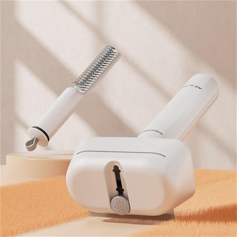 3-in-1 Pet Brush – Detangles, Combs, and Removes Loose Hair