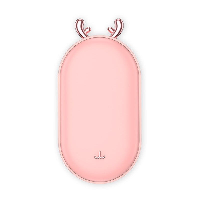 Mini Calienta Manos 2 en 1 con Pantalla de Números Espaciales | Calienta Manos y Cargador USB Compacto