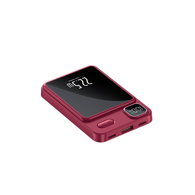 Power Bank Inalámbrico de Carga Rápida 22.5W | Banco de Energía Magnético Ultra Fino y Compacto