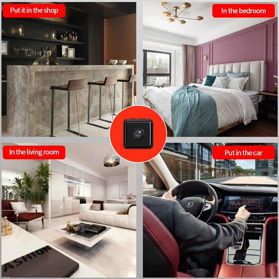 X6 HD Wireless Security Camera – Night Vision, Remote WiFi Monitoring