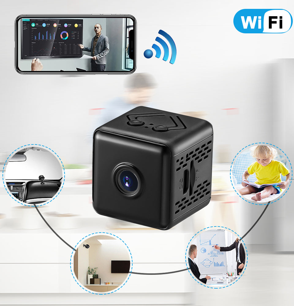 Cámara de Seguridad Inalámbrica X6 HD – Visión Nocturna, Monitoreo Remoto por WiFi