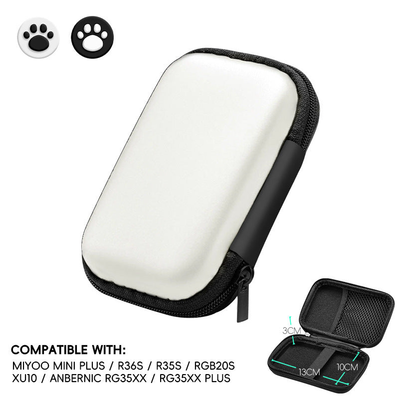EVA Hard Case for R35S/R36S Consoles | Protective Bag for Handheld Video Game Consoles
