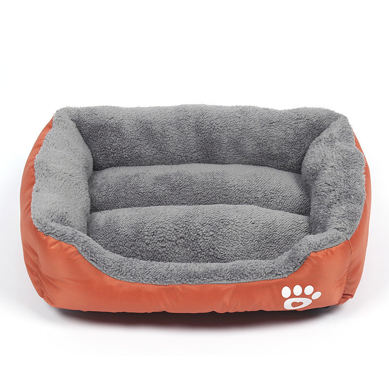 Soft and Comfortable Fleece Pet Bed, Waterproof, for Small, Medium and Large Pets