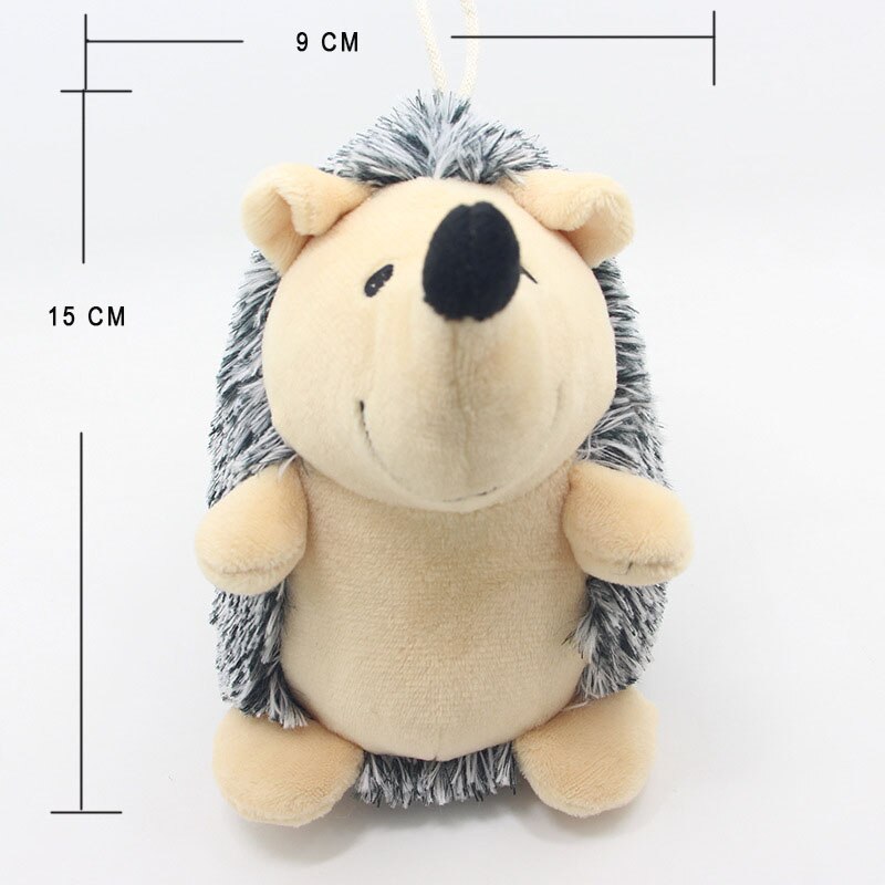 Juguete de Erizo de Felpa Suave para Perros – Juguete Interactivo con Sonido para Morder, Resistente y Divertido para Perros Pequeños y Grandes