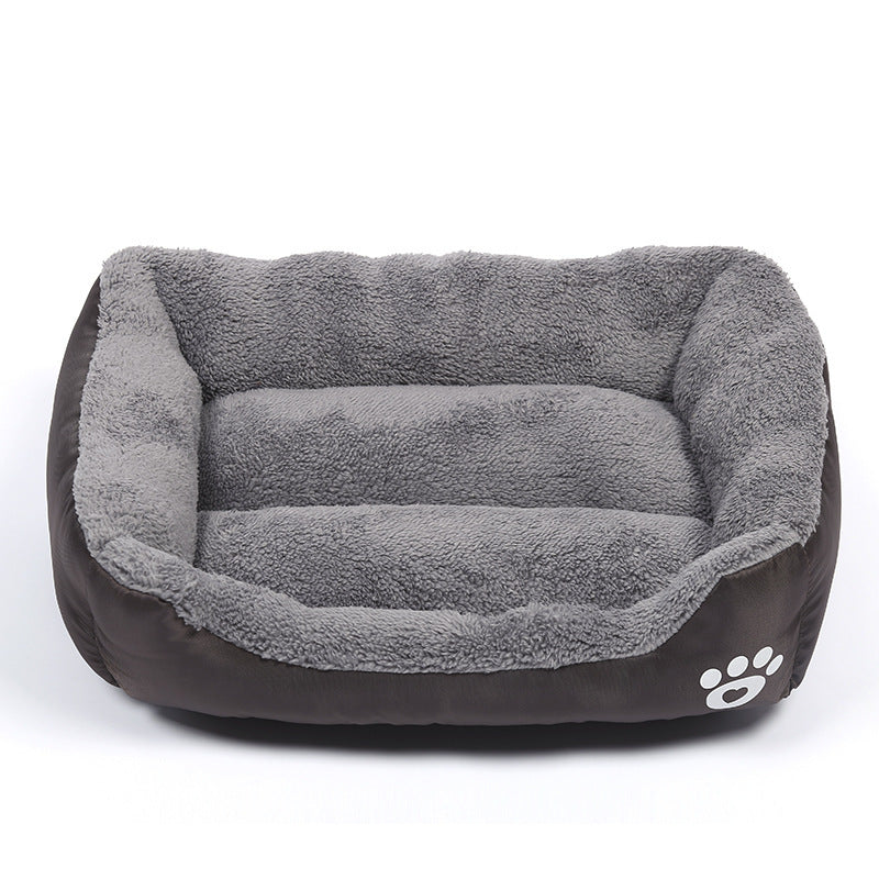 Cama para Mascotas de Forro Polar Suave y Cómoda, Impermeable, para Mascotas Pequeñas, Medianas y Grandes