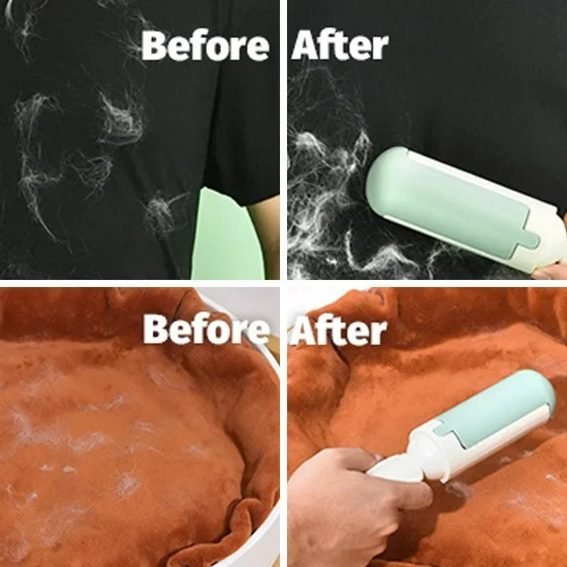 Pet Hair Remover Roller – Cepillo Adhesivo para Pelo de Mascotas, Limpiador de Ropa y Hogar