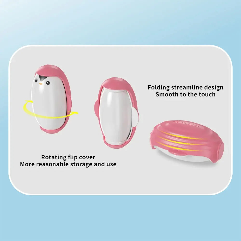 Penguin Lint Remover - Rodillo Adhesivo Mini para Limpieza de Pelusa y Pelo de Mascotas