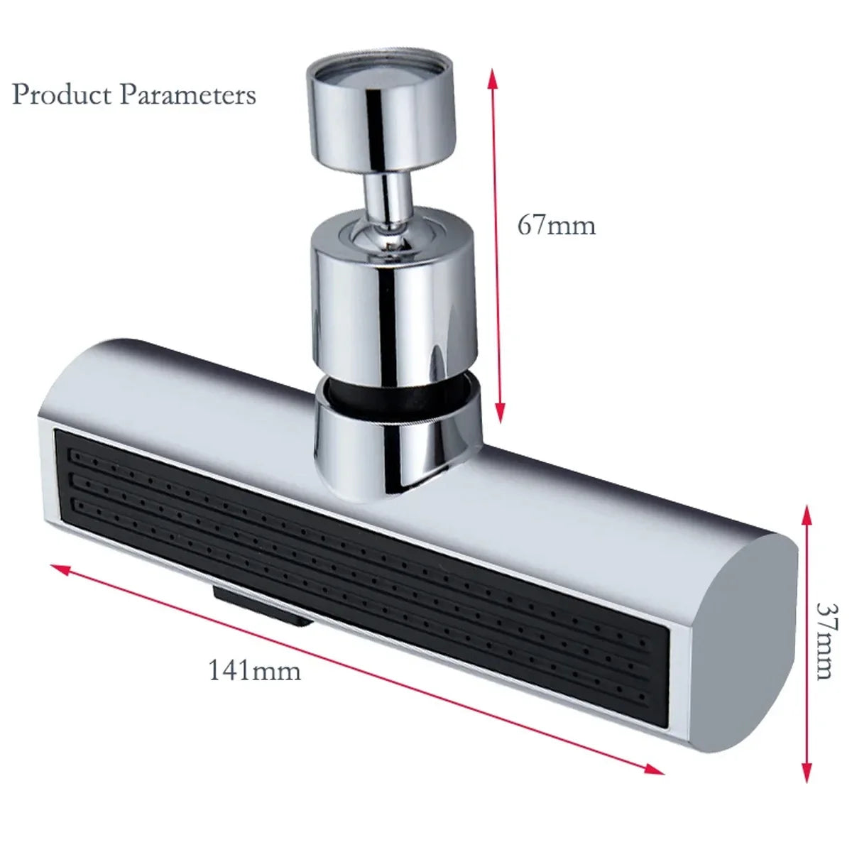 360° Extendable Faucet Nozzle – Saves Water and Rotates in All Directions
