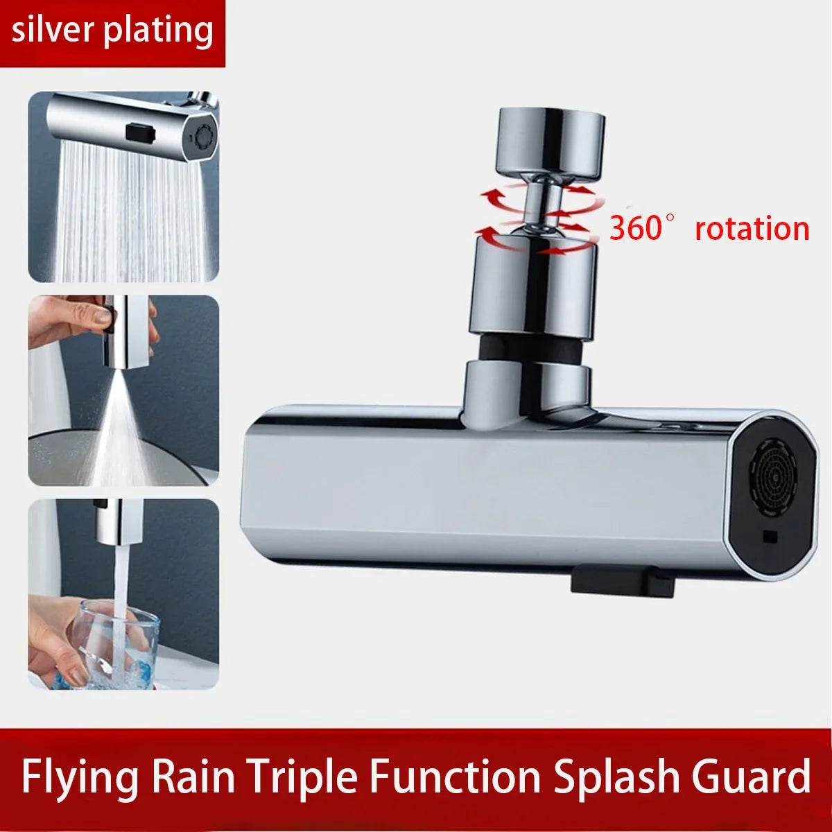 360° Extendable Faucet Nozzle – Saves Water and Rotates in All Directions